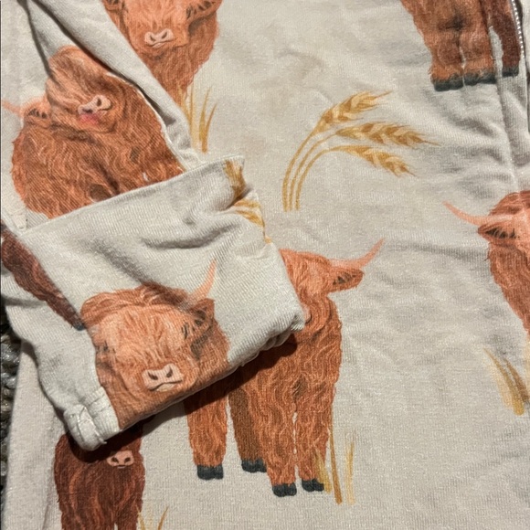 Caden Lane Highland Cow Print Bamboo One Piece - Picture 5 of 6
